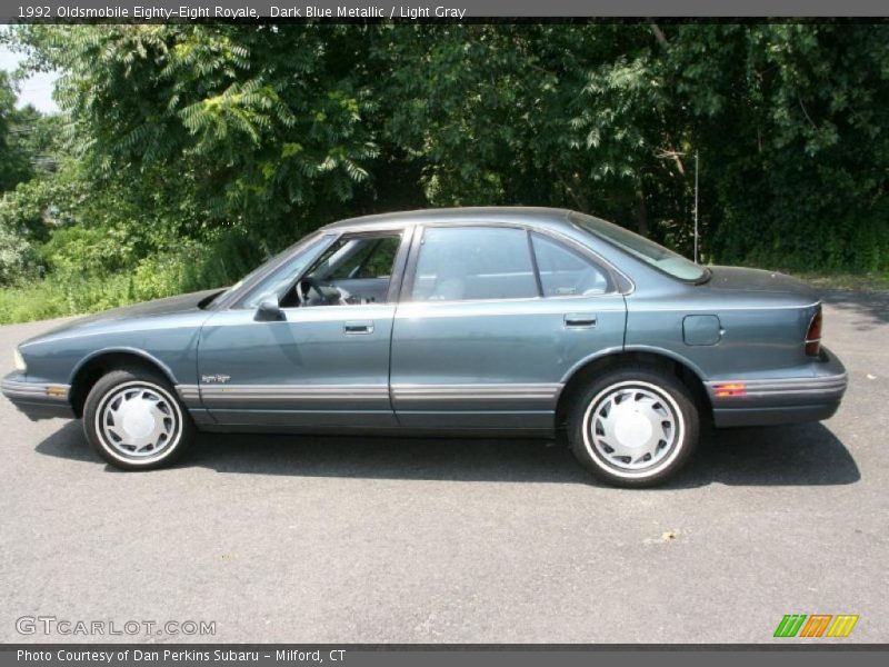 Dark Blue Metallic / Light Gray 1992 Oldsmobile Eighty-Eight Royale