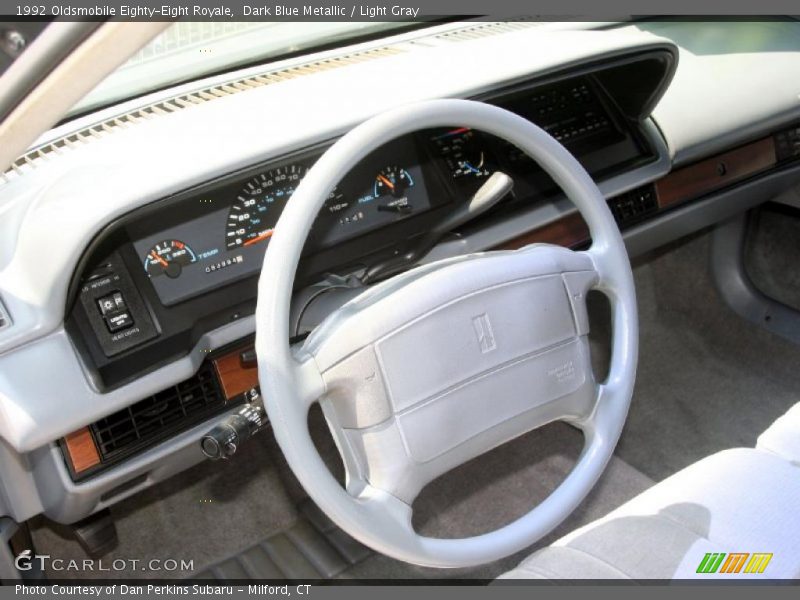 Dark Blue Metallic / Light Gray 1992 Oldsmobile Eighty-Eight Royale