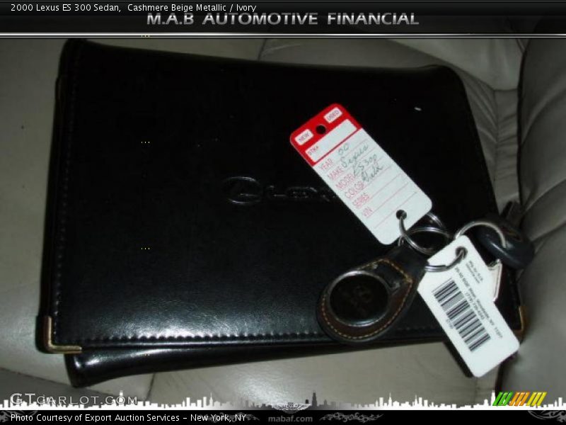 Cashmere Beige Metallic / Ivory 2000 Lexus ES 300 Sedan