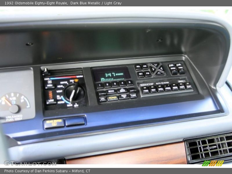 Dark Blue Metallic / Light Gray 1992 Oldsmobile Eighty-Eight Royale
