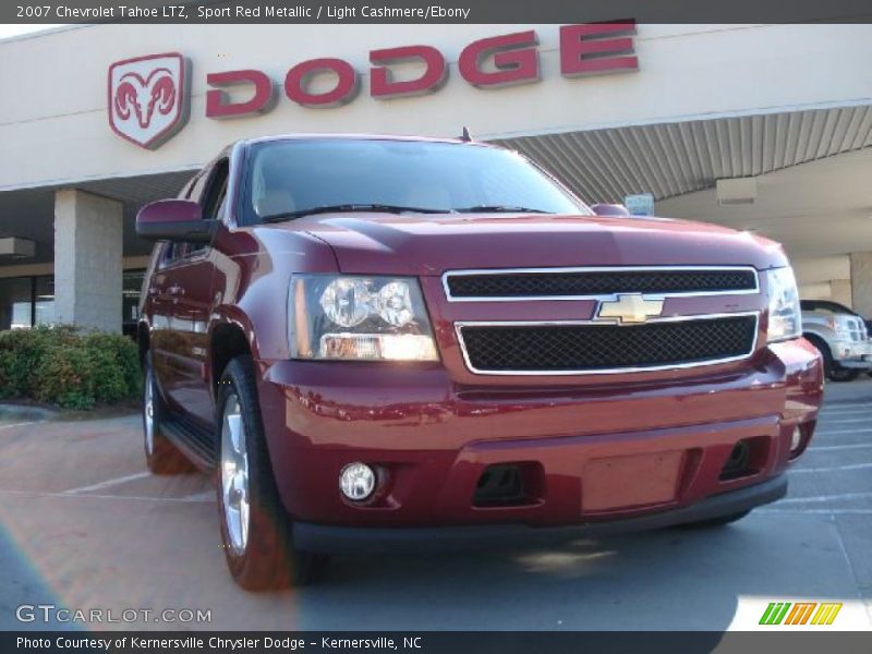 Sport Red Metallic / Light Cashmere/Ebony 2007 Chevrolet Tahoe LTZ