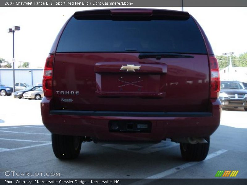 Sport Red Metallic / Light Cashmere/Ebony 2007 Chevrolet Tahoe LTZ