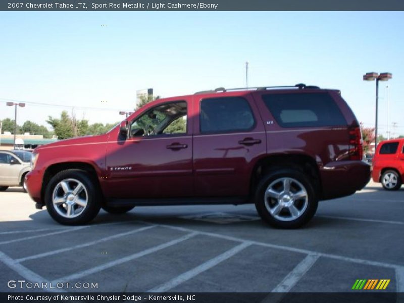 Sport Red Metallic / Light Cashmere/Ebony 2007 Chevrolet Tahoe LTZ