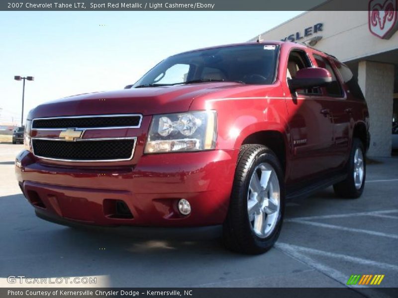 Sport Red Metallic / Light Cashmere/Ebony 2007 Chevrolet Tahoe LTZ