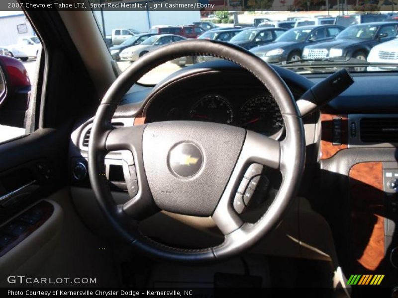 Sport Red Metallic / Light Cashmere/Ebony 2007 Chevrolet Tahoe LTZ