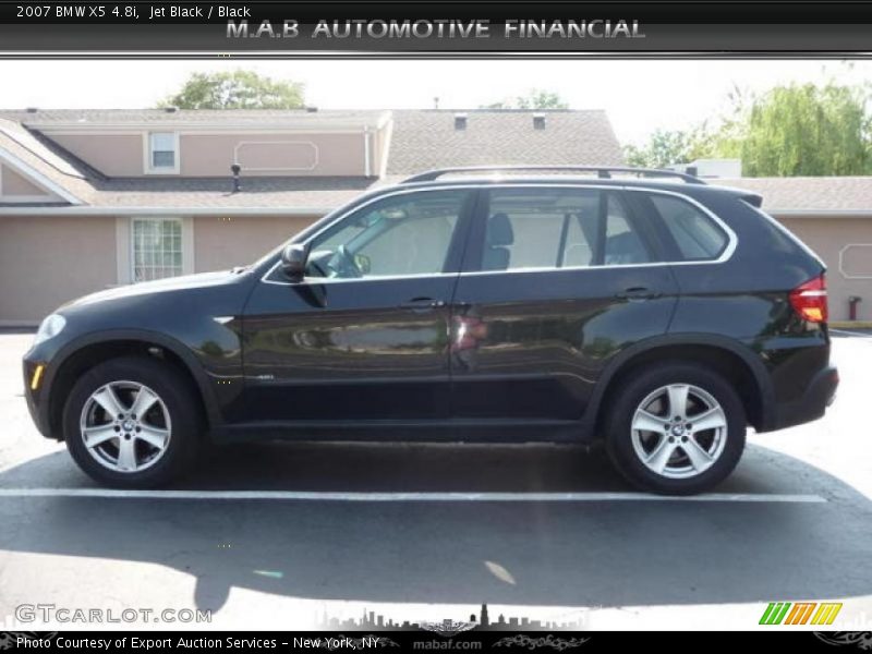 Jet Black / Black 2007 BMW X5 4.8i
