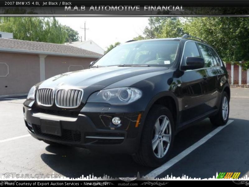Jet Black / Black 2007 BMW X5 4.8i