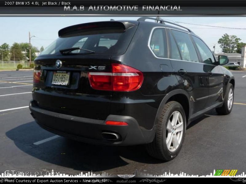 Jet Black / Black 2007 BMW X5 4.8i