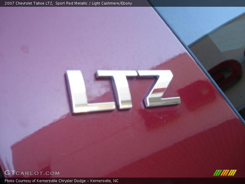 Sport Red Metallic / Light Cashmere/Ebony 2007 Chevrolet Tahoe LTZ