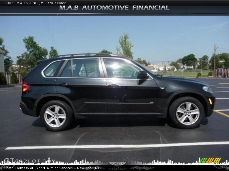 Jet Black / Black 2007 BMW X5 4.8i