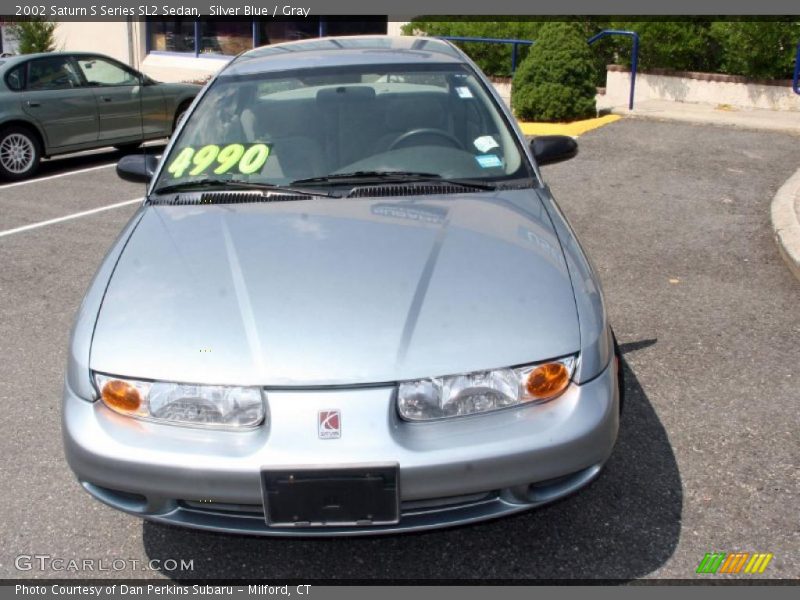 Silver Blue / Gray 2002 Saturn S Series SL2 Sedan