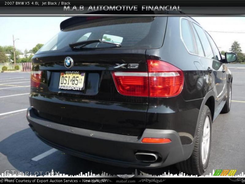 Jet Black / Black 2007 BMW X5 4.8i