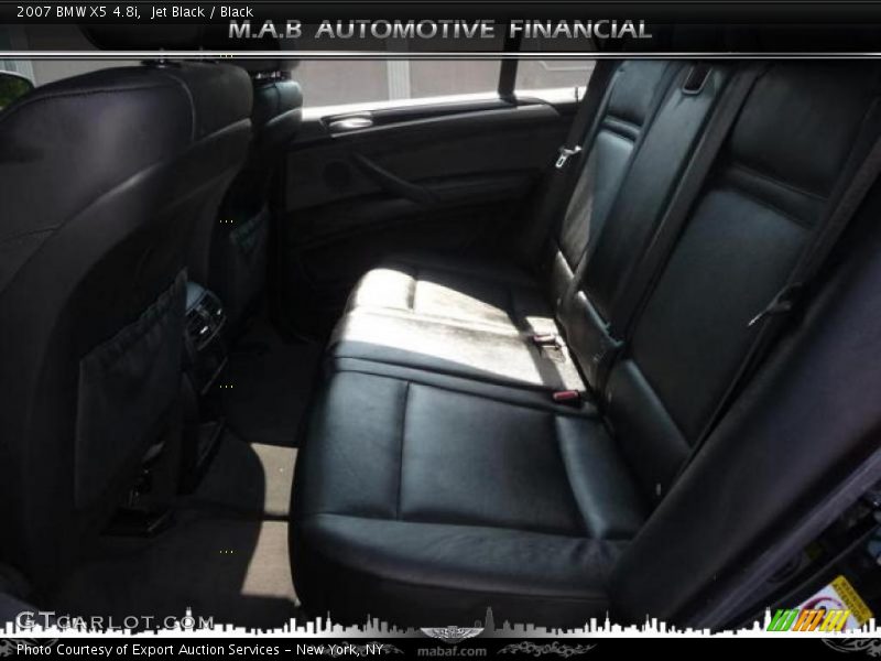 Jet Black / Black 2007 BMW X5 4.8i