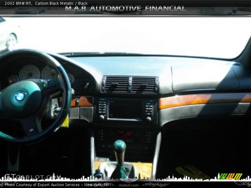 Carbon Black Metallic / Black 2002 BMW M5