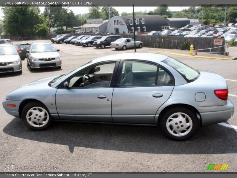 Silver Blue / Gray 2002 Saturn S Series SL2 Sedan