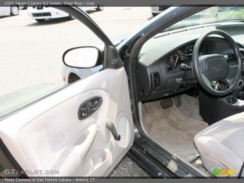 Silver Blue / Gray 2002 Saturn S Series SL2 Sedan