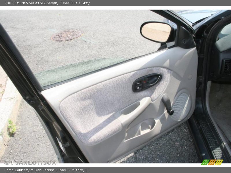 Silver Blue / Gray 2002 Saturn S Series SL2 Sedan