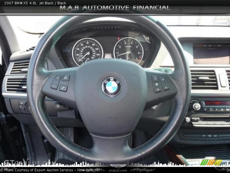 Jet Black / Black 2007 BMW X5 4.8i