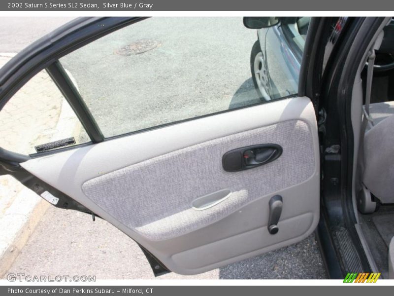 Silver Blue / Gray 2002 Saturn S Series SL2 Sedan