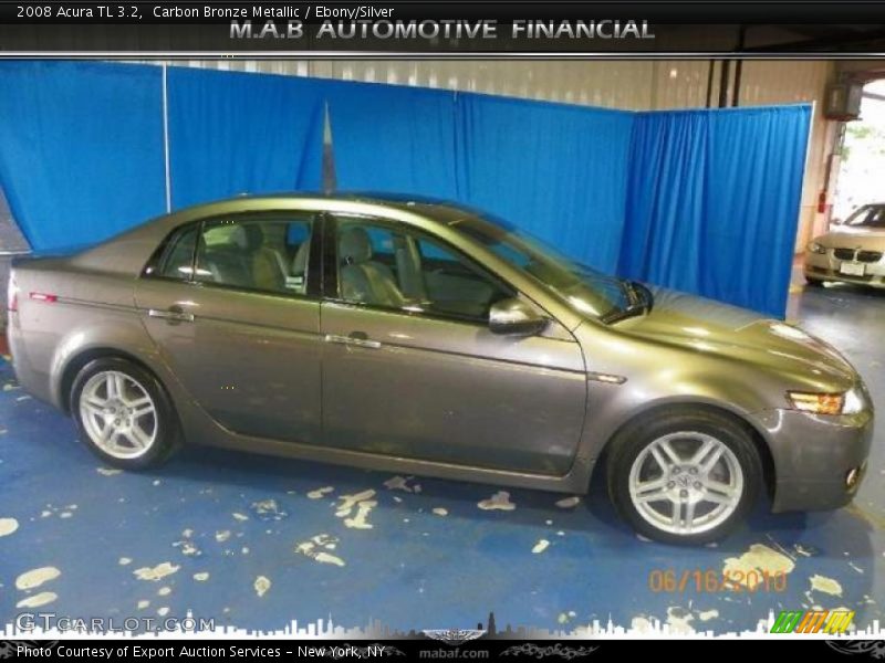Carbon Bronze Metallic / Ebony/Silver 2008 Acura TL 3.2