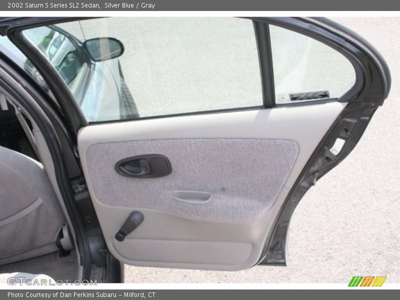 Silver Blue / Gray 2002 Saturn S Series SL2 Sedan