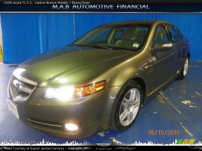 Carbon Bronze Metallic / Ebony/Silver 2008 Acura TL 3.2