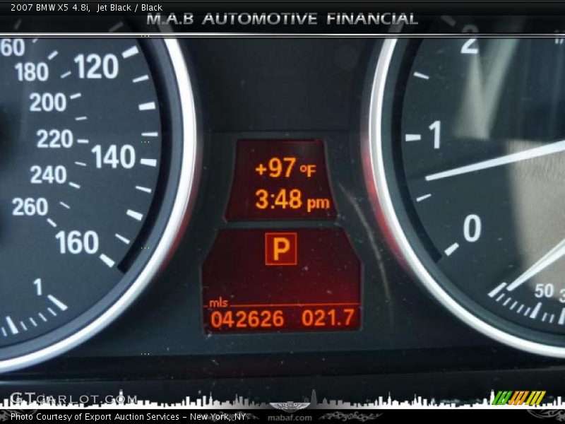 Jet Black / Black 2007 BMW X5 4.8i