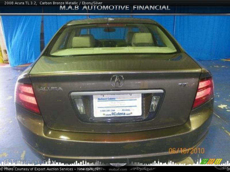 Carbon Bronze Metallic / Ebony/Silver 2008 Acura TL 3.2