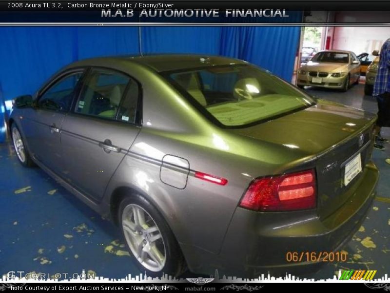Carbon Bronze Metallic / Ebony/Silver 2008 Acura TL 3.2