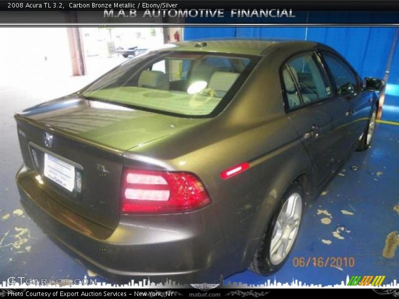 Carbon Bronze Metallic / Ebony/Silver 2008 Acura TL 3.2