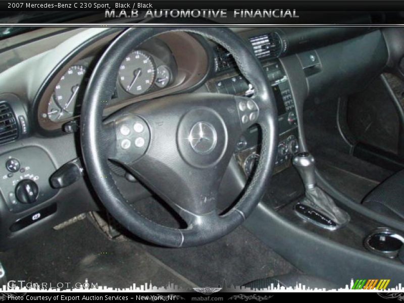 Black / Black 2007 Mercedes-Benz C 230 Sport