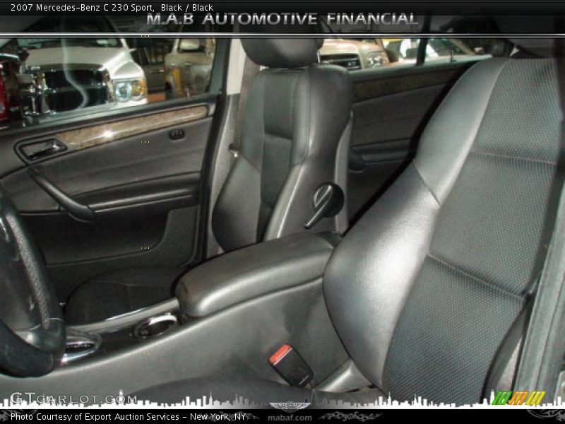 Black / Black 2007 Mercedes-Benz C 230 Sport