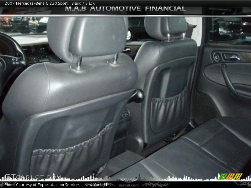 Black / Black 2007 Mercedes-Benz C 230 Sport
