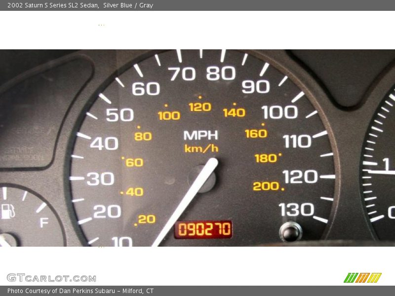 Silver Blue / Gray 2002 Saturn S Series SL2 Sedan