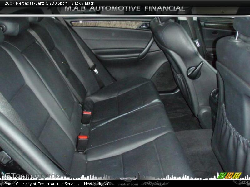 Black / Black 2007 Mercedes-Benz C 230 Sport