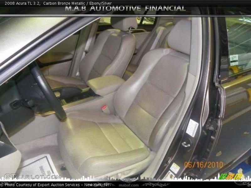 Carbon Bronze Metallic / Ebony/Silver 2008 Acura TL 3.2