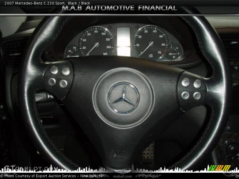 Black / Black 2007 Mercedes-Benz C 230 Sport