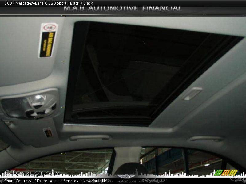 Black / Black 2007 Mercedes-Benz C 230 Sport