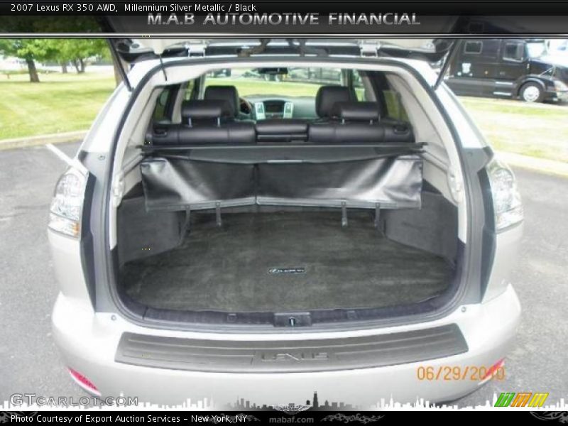 Millennium Silver Metallic / Black 2007 Lexus RX 350 AWD