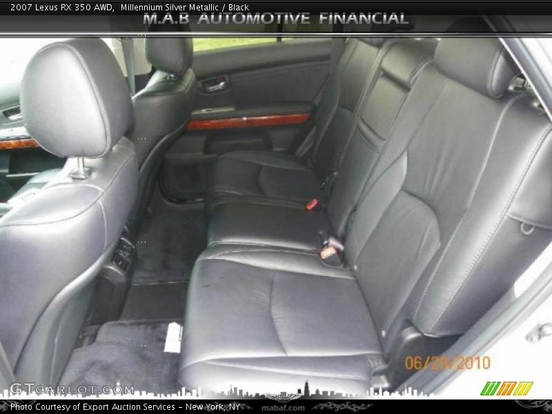 Millennium Silver Metallic / Black 2007 Lexus RX 350 AWD