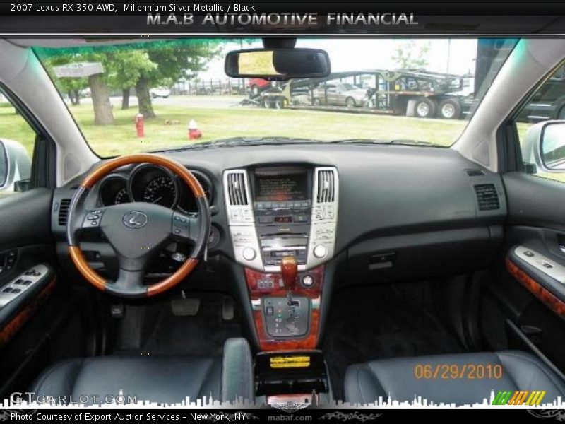 Millennium Silver Metallic / Black 2007 Lexus RX 350 AWD