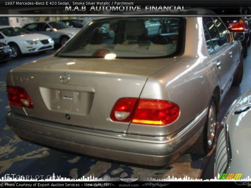 Smoke Silver Metallic / Parchment 1997 Mercedes-Benz E 420 Sedan