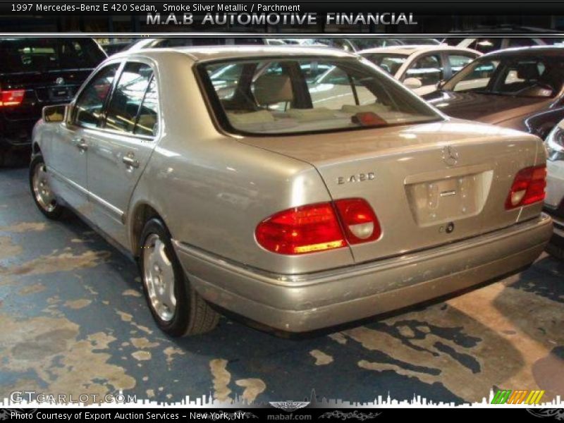 Smoke Silver Metallic / Parchment 1997 Mercedes-Benz E 420 Sedan