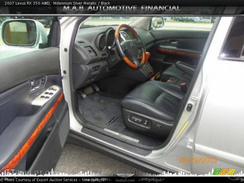 Millennium Silver Metallic / Black 2007 Lexus RX 350 AWD