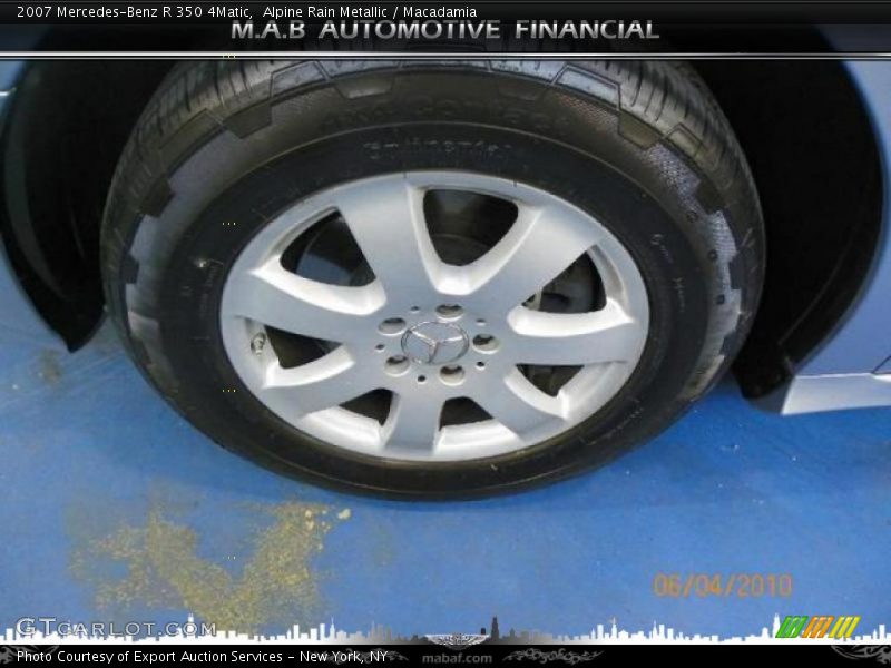 Alpine Rain Metallic / Macadamia 2007 Mercedes-Benz R 350 4Matic