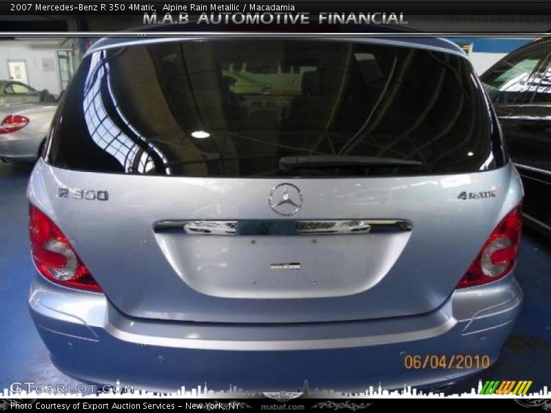Alpine Rain Metallic / Macadamia 2007 Mercedes-Benz R 350 4Matic