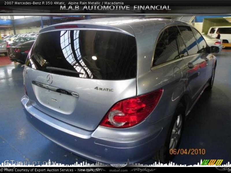 Alpine Rain Metallic / Macadamia 2007 Mercedes-Benz R 350 4Matic