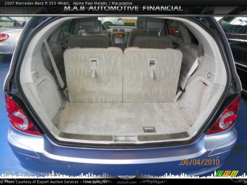 Alpine Rain Metallic / Macadamia 2007 Mercedes-Benz R 350 4Matic