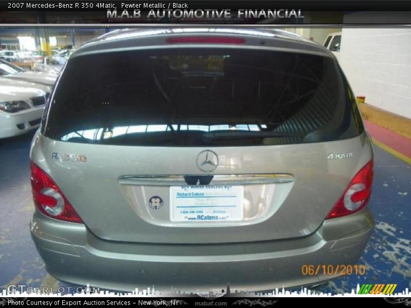 Pewter Metallic / Black 2007 Mercedes-Benz R 350 4Matic