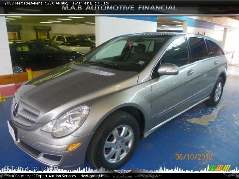 Pewter Metallic / Black 2007 Mercedes-Benz R 350 4Matic